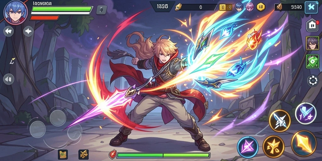 Tampilan grafis yang menarik dan colorful.