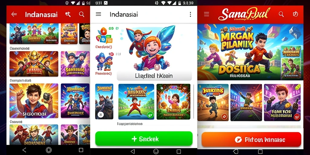 Tampilan awal aplikasi yang menarik dan user-friendly.