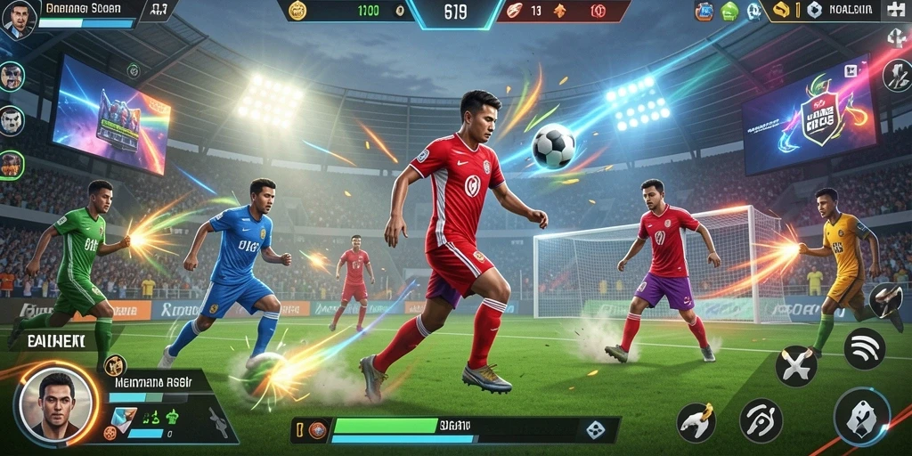 Tampilan awal permainan yang menarik.